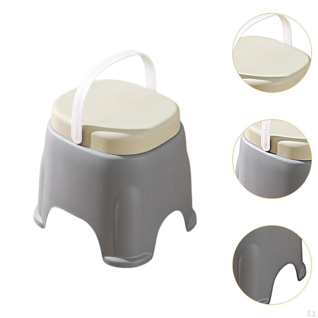 Schuhbank Badhocker mit Griff Leichtgewichtige Schulung Starke Belastung Stufe Treten