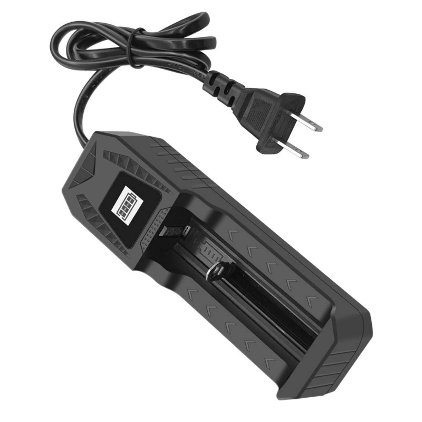 

18650 Battery Charging With LCD Screen Rapid Single Bay Charging For 18650 21700 2A 3A 1.2V Batteries Advanced Safety 1