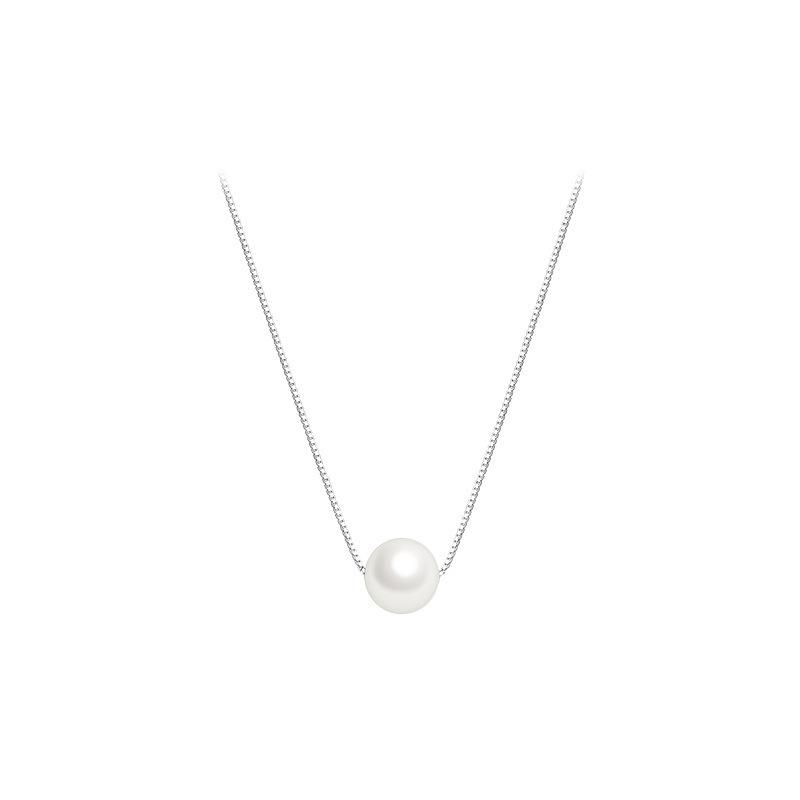 Japan und Südkorea Einfache Perlenkette Damen Leichter Luxus Modebewusst Nischen-Design Temperament Vielseitige Halskette