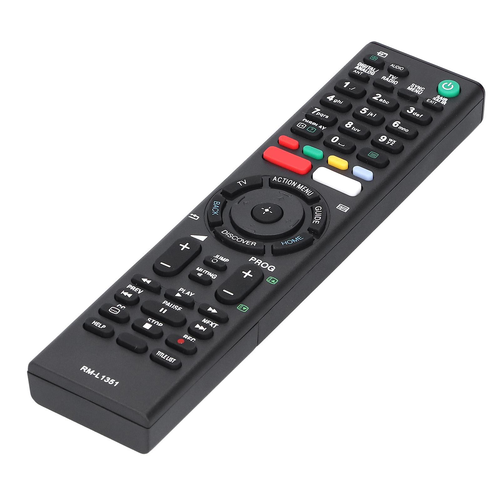

RM L1351 Remote Control Replacement Silicone Button Fit for SONY 4K HDR Ultra High Definition TV