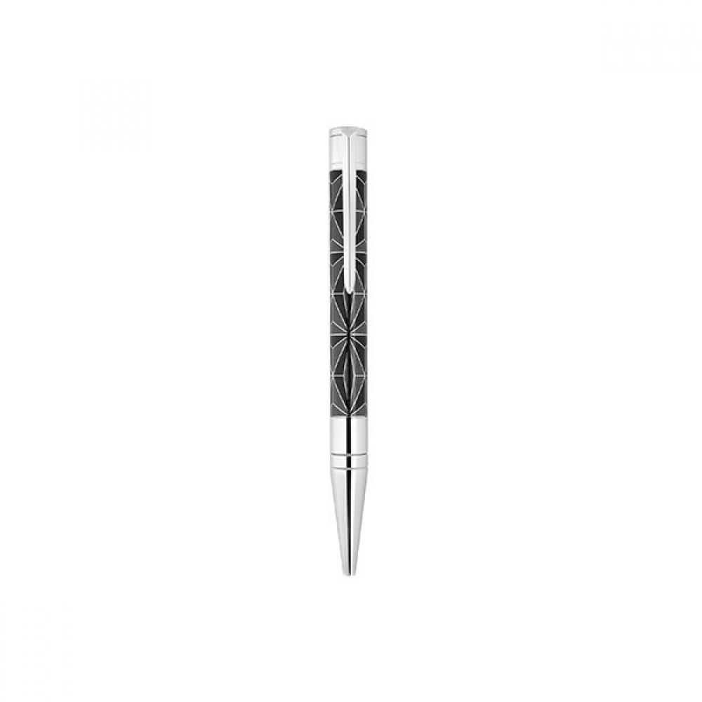 S.t. Dupont Ballpoint Pen Black Chrome Cb275070z