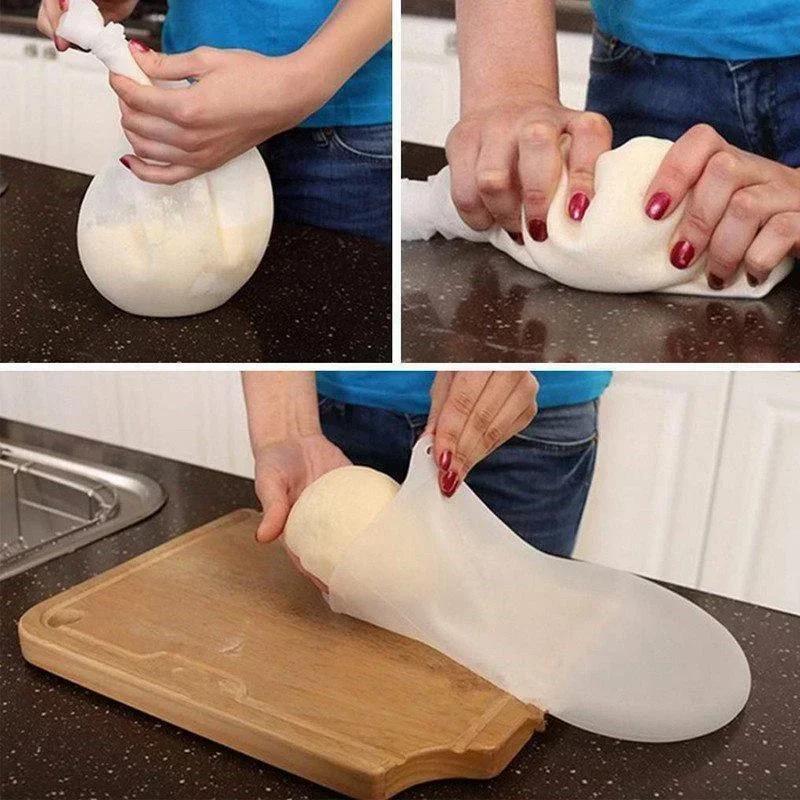 Magic Silicone Kneading Dough Bag Kitchen Flour Mixer Bag Versatile Dough Mixer for Bread Pastry Pizza Bakeware Cooking Tools