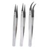 For Watch Hands Installation Work Straight Elbow ESD-259 ESD-259A ESD-7A Handle Stainless Antistatic Plastic Tweezers