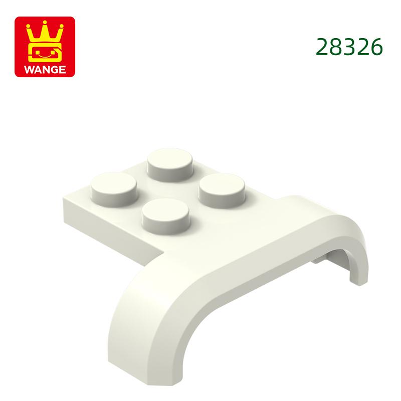 

84pcs / Lot 28326 Mudguard 4x3x1 Building Blocks Arch Curved Vehicle Fitting Including Brick Playthings Ideal For Children Present Box about 84pcs