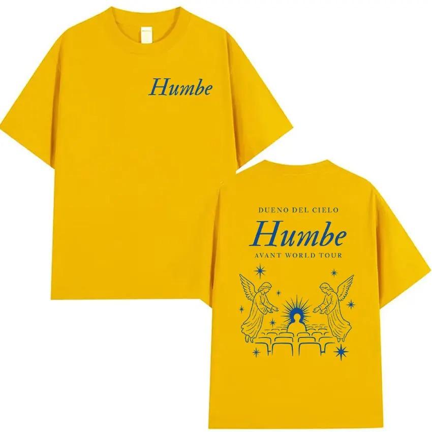 Humbe Dueno Del Cielo 2026 Tour Graphic TShirt Unisex Fashion Short Sleeve TShirt 100 Cotton Streetwear Tshirts