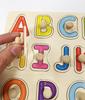 Big Size Baby Montessori Wooden Puzzle Hand Grab Board Set Educational Toys Infantil Cartoon Number Letter Math Puzzle Kids Gift