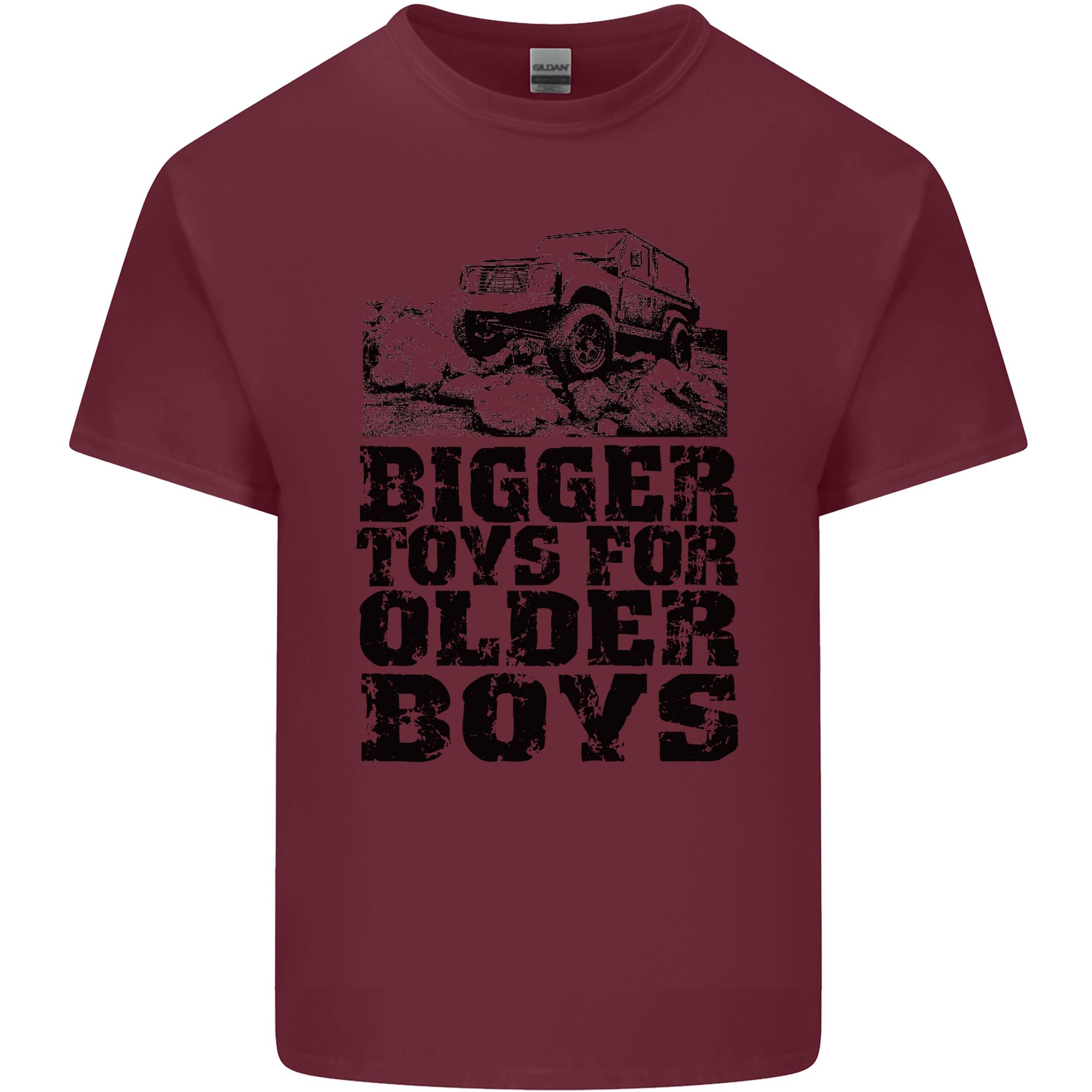 Bigger Toys Older Boys Off Roading Road 4x4 Unisexs Light Cotton TShirt S