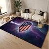 Personalisierter Kristall-Samt-Teppich Atletico Madrid FC Muster Rutschfester Bodenläufer