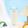 Large Capacity Bingba Thermos Cup with Handle Convenient Car Cup Stainless Steel Tea Separation Double Drinking Straw Cup