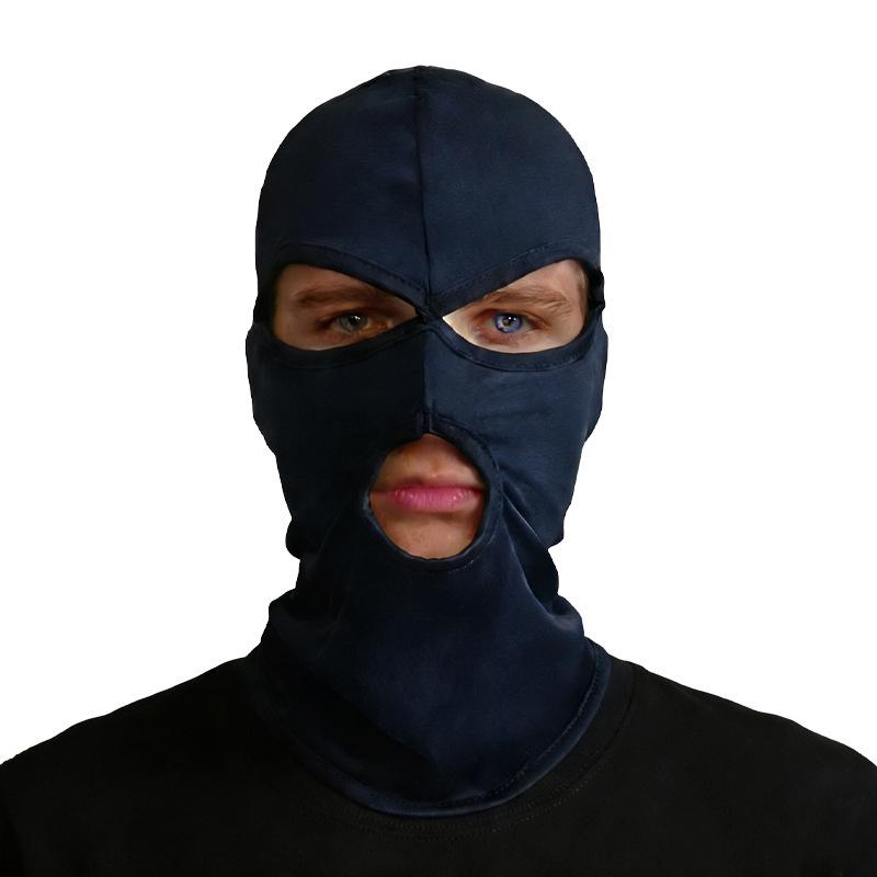 Three-Hole Elastic Cycling Windproof & Sun Protection Mask Hat