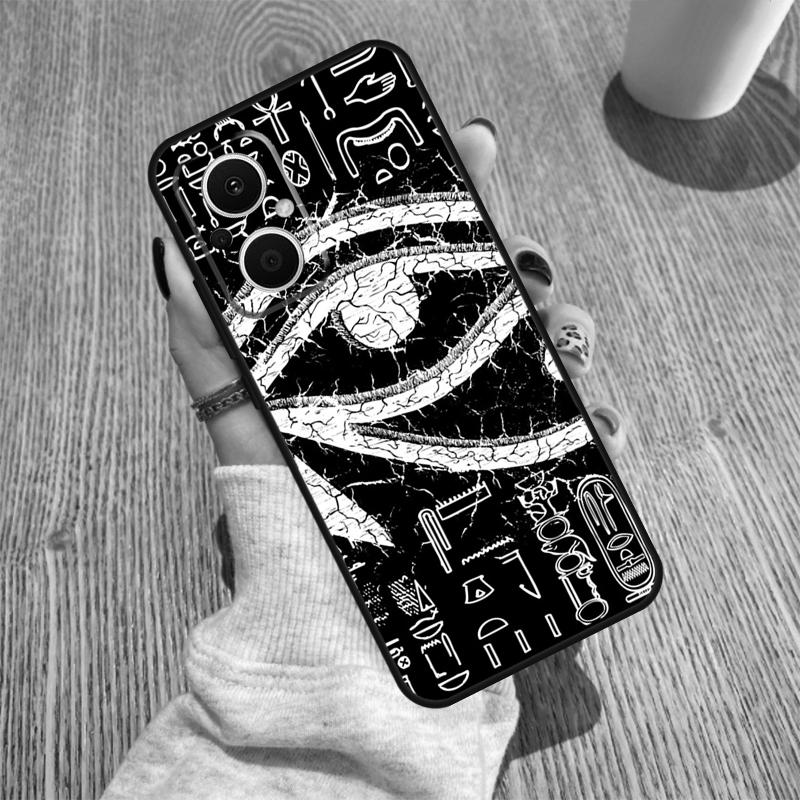 Egyptian Eye of Horus Art Funda For OPPO Reno 13 F 14F 12F 11F 8T 7 8 Lite 10 11 12 14 OPPO Find X5 X6 X8 X9 Pro Case