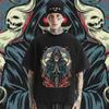 Death Round Collar Tee Lielizmēra brīvi topi Retro Harajuku Repa stila krekls Grafisks kokvilnas T krekls Causal Unisex T-krekls Custom