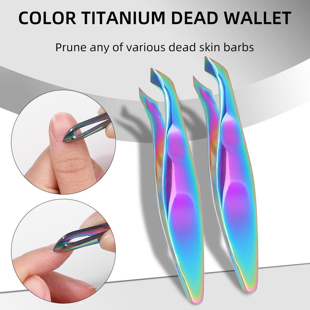 1PCS Small Nail Cuticle Scissors Tweezers Mini Nail Clipper Cutter Trimmer for Finger &Toe Dead Skin Remove Pedicure Tools