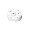 10PCS 87081 4×4 with axle hole cylinder Block Moc Color Accessories Compatible with Brick DIY Children's Toy Assembly