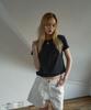 5OML Dot Frill T-Shirt Black