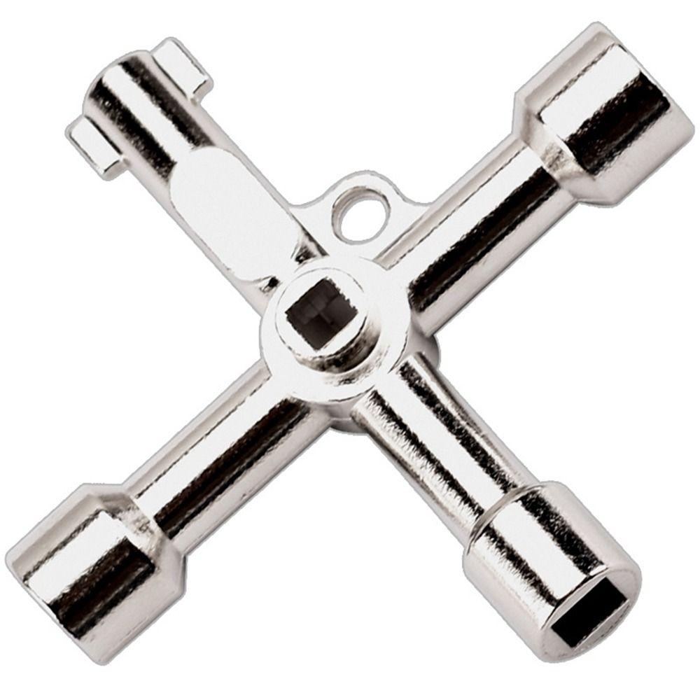 Internal Triangle Key Wrench 4 Ways Elevator Cabinet Wrenches New Cross Switch Alloy Spanner  Home