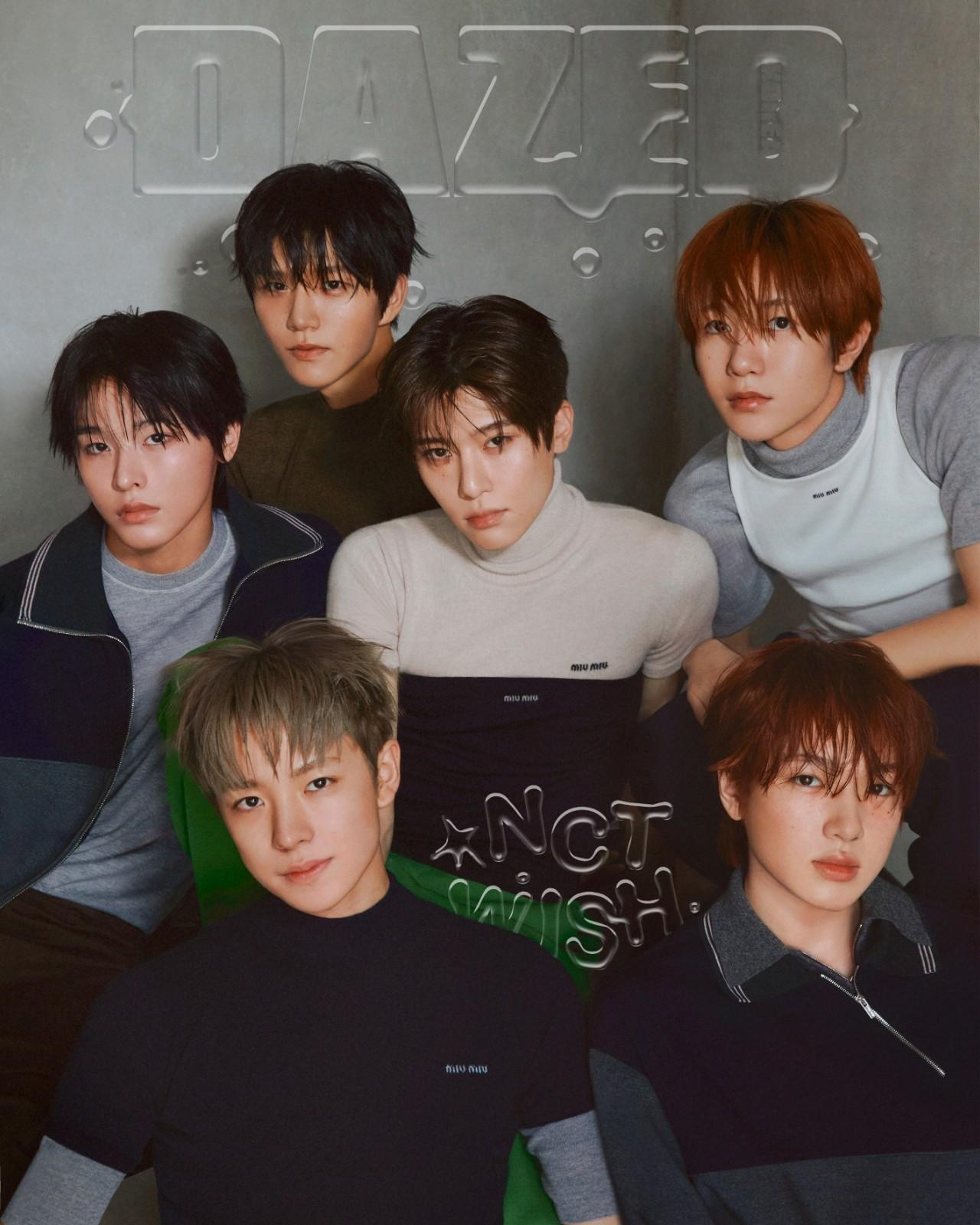Ошеломленные и сбитые с толку 2025 АВГУСТ NCT WISH K POP, K МОДА, K ЗВЕЗДА, K КРАСОТА Cover A gray