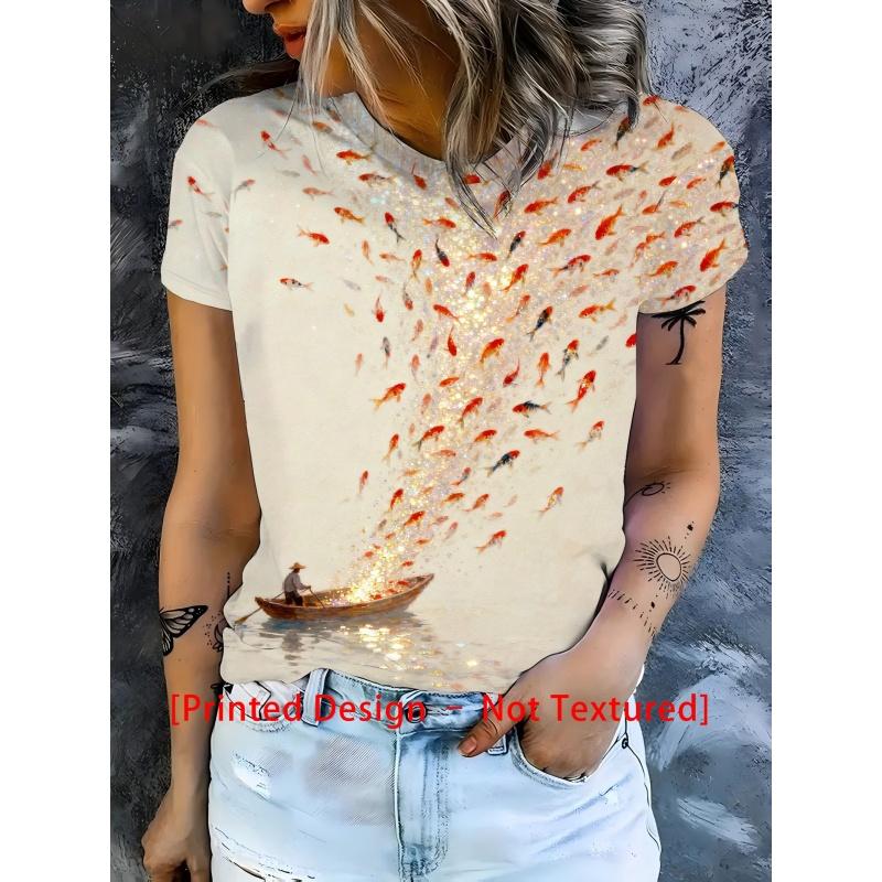3D Printed Cute Cat T Shirt For Women Girl Jesus Pattern T-Shirts Summer Fashion Round Neck Loose Tops Street Short Sleeve Tees