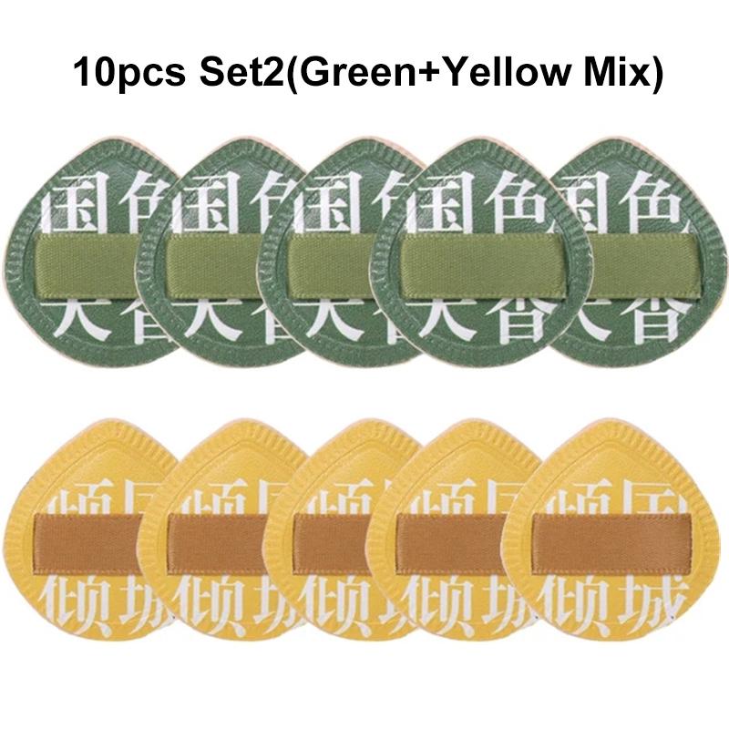 Mini Finger Cosmetics Puffs 5/10pcs Cosmetic Cushion Puff Concealer Foundation Detail Sponge Puffs Wet Dry Dual Use Makeup Tools