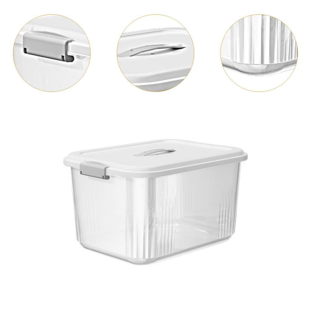 Hair Accessories Storage Box Bin Vanity Jewelry Case Carrying Handle
