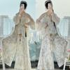 Stile cinese della dinastia Song Hanfu, abiti da donna quotidiani primaverili ed estivi