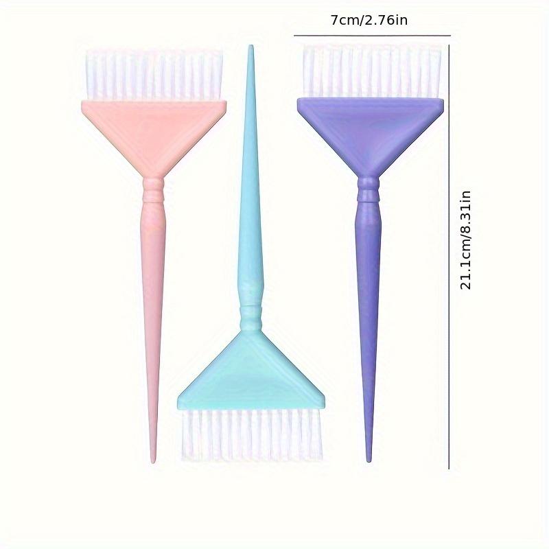 Profesjonalny Salonowy Grzebień do Farbowania Włosów z Nylonowym Włosiem, Spiczasty Ogon do Precyzyjnej Aplikacji, Grzebień do Modelowania Fryzjerski i Narzędzia do Trwałej Ondulacji