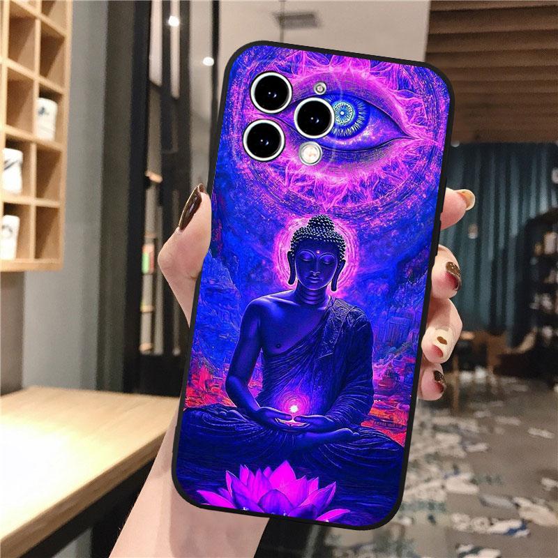 Phone Case For iphone 17 Pro Max 17 Pro Air 16 15 14 13 Pro Max 15 16 Pro 15Plus buddha