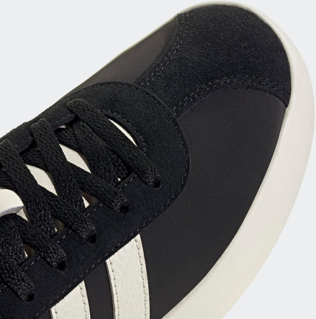 Кроссовки Adidas VL Court 3.0 основной черный белый серебристый металлик