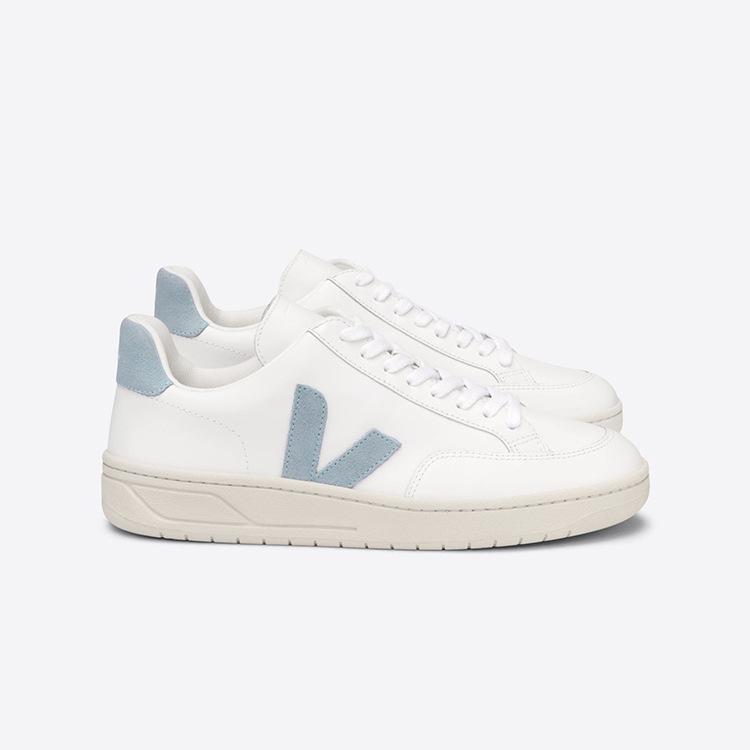 

Кроссовки VEJA V12 из белой кожи: Женские и мужские повседневные кеды на толстой подошве, цветные блоки 42 Men s