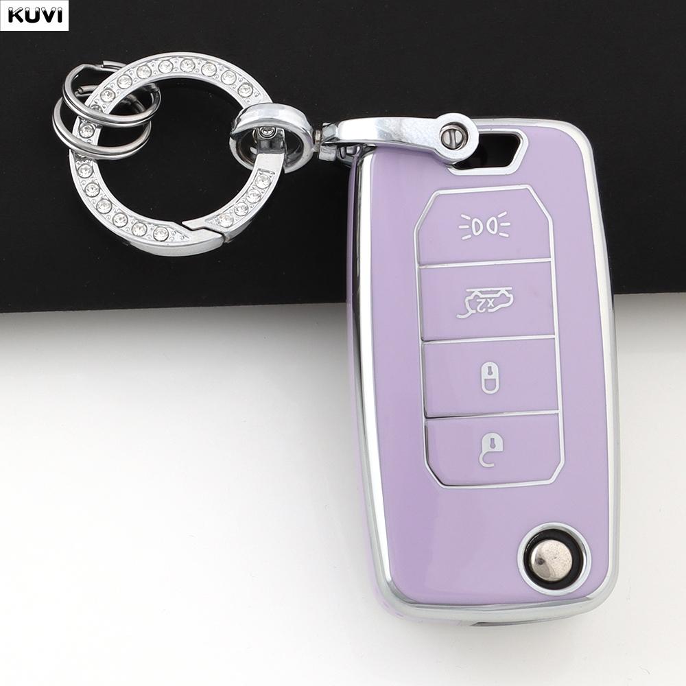 Tpu Car Key Case For Dodge Challenger Charger Journey For Chrysler 300C For Jeep Cherokee Compass S Renegade Grand Commander