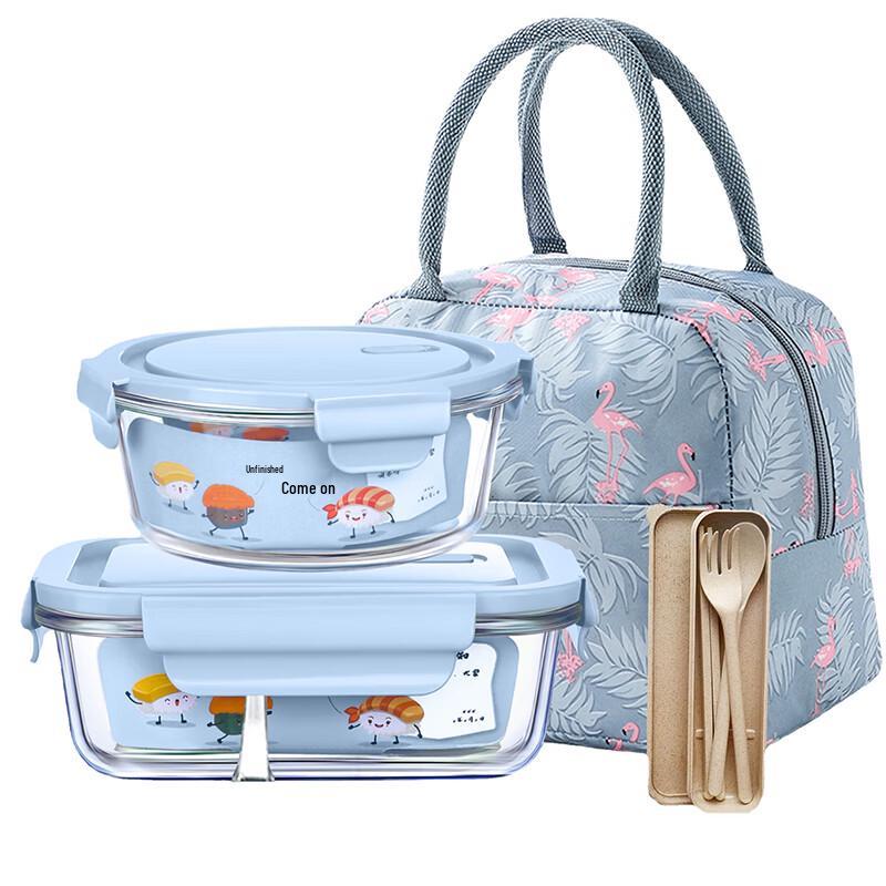 Набор контейнеров для хранения продуктов из боросиликатного стекла