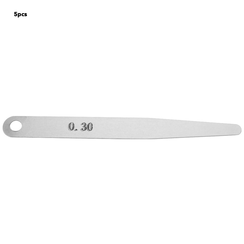 5pcs 0.2Celsius0.3 Stainless Steel Feeler Gauge Ruler Welding Inspection Tool(0.2)