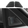 For Infiniti Q50 2014-2023 2PCS Black Titanium A Pillar Speaker Sound Cover Trim