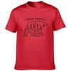 I Hate People Print T Shirt Love Camping Funny Vintage Short Sleeve Shirts Streetwear Comfortable Crew
