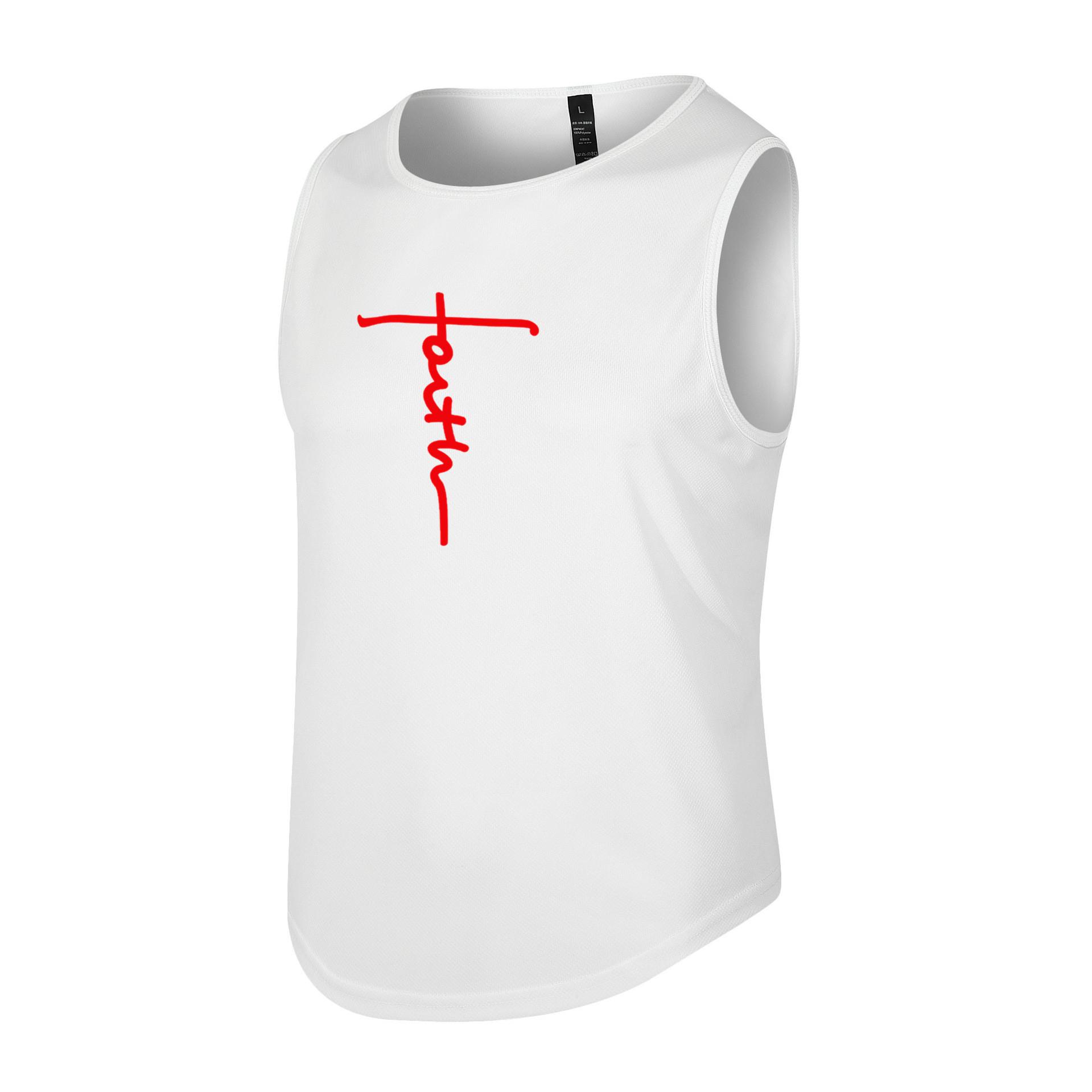 

Мужская летняя свободная футболка без рукавов, повседневный хлопковый жилет с принтом