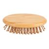 Wooden Massage Comb No Handle Scalp Care Styling Comb for Straight Curl HairComb