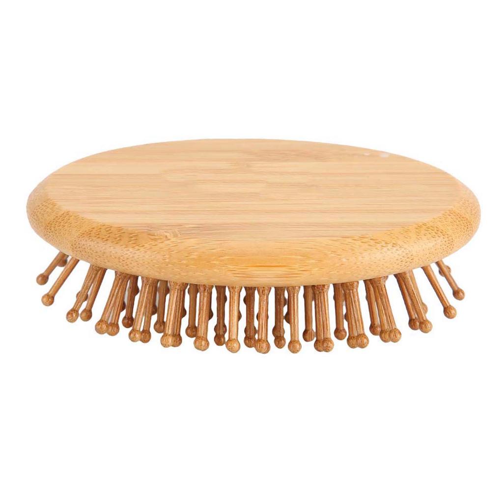 Wooden Massage Comb No Handle Scalp Care Styling Comb for Straight Curl HairComb