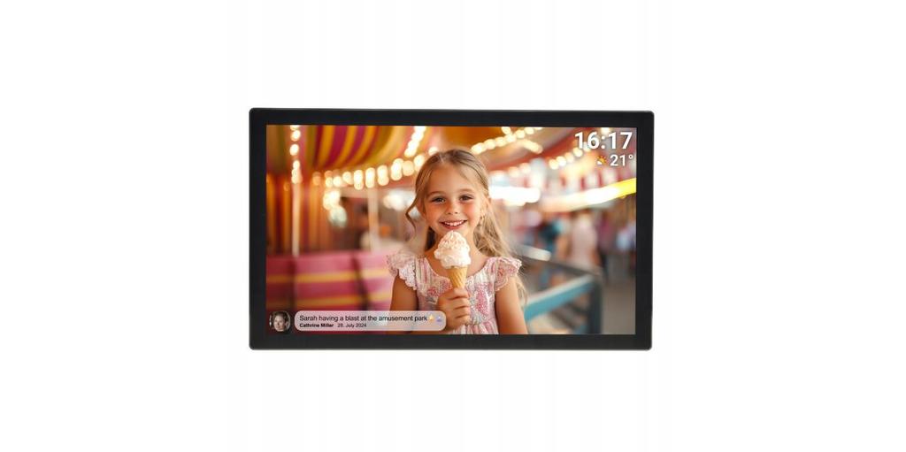 DENVER PFF-3260 Digitaler Bilderrahmen mit FRAMEO-Software 32" FULL HD, Denver