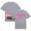Kpop Katseye PINKY UP Graphic Print Fashion T Shirts Pop Music Men Women Korean Aesthetic T-shirts Loose Male Cotton Tees Band T-shirt summer Tops
