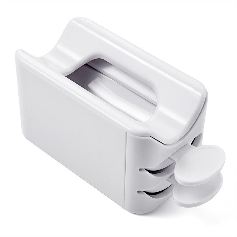 French Portable Recovery Box For Nail Glitter Powder Container Recycling Dipping Powder Dust Tray Nail Art Caviar Sequin Storage