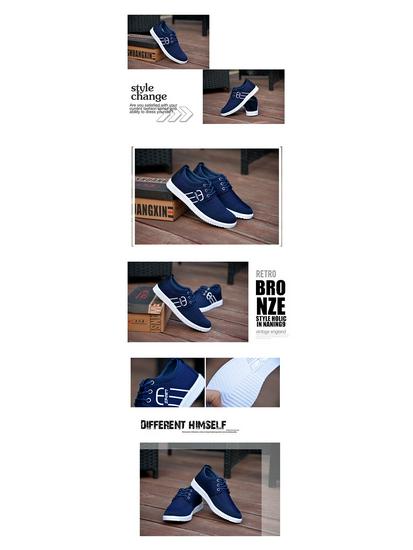 Męskie Letnie Oddychające Płócienne Buty Skate & do Biegania - Antypoślizgowe, Casualowe, w Stylu Koreańskim