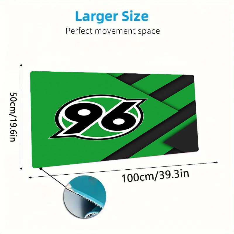 Hannover 96 Print  Cushion Non-slip Laptop Tablet Big Mousepad XXL Mat Mini PC Playmat With Lock edge