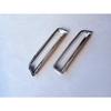 For Nissan Patrol Y63 Armada 2025 2026 ABS Chrome Rear Reflector Fog Light Lamp Cover Trim Bezel Frame Styling Garnish