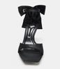 Fashion Bow Embellished High Heel Sandals Women Sexy Open Toe Ankle Buckle Heels Luxury Designer Party Dress Shoes Zapatos Mujer