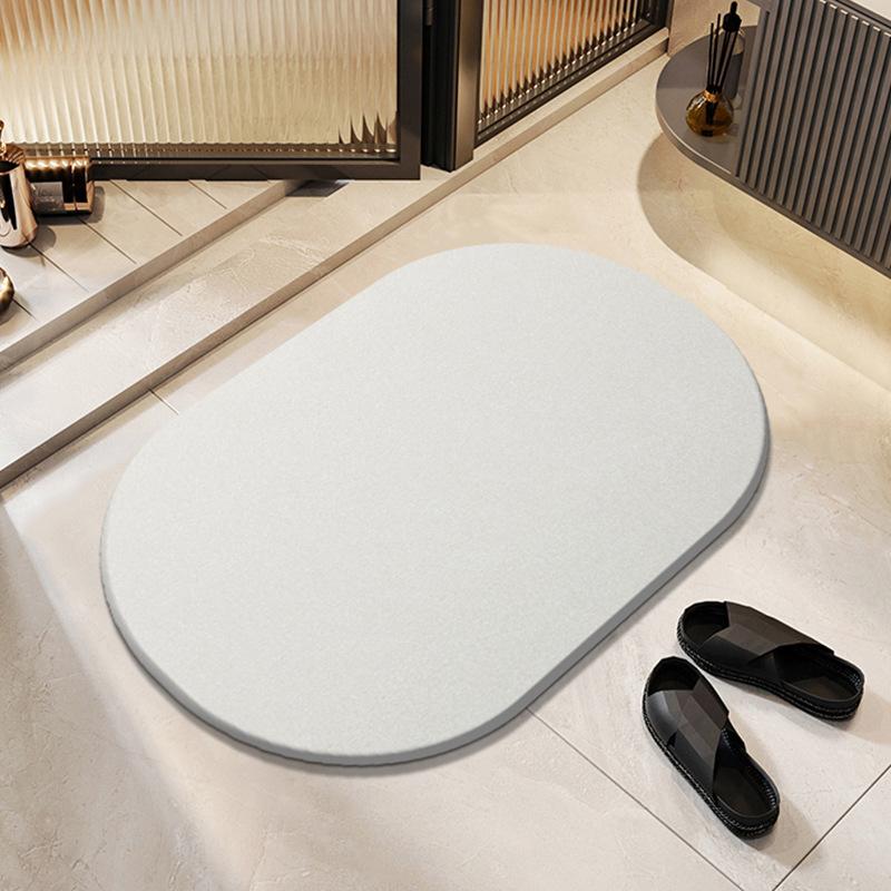 Sam, the Same Diatom Mud Floor Mat, Hard Bathroom Floor Mat, Toilet Door Floor Mat, Toilet Diatomite Quick-drying Non-slip
