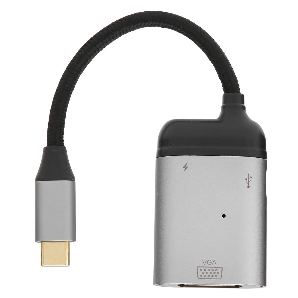 JORINDO JD0782 Type C to VGA Adapter 1080P 60Hz PD Male to Female Converter for Laptop Projector