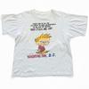 Vintage 90er Calvin und Hobbes Washington DC Souvenir Lustiges Witz T-Shirt L/XL