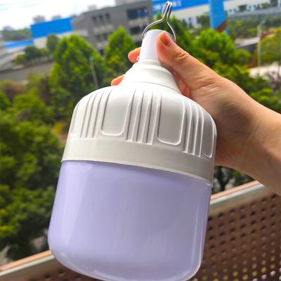 Rechargeable Led Bulb USB Portable Lamp Camping Light for Emergency, Camping, Night Market Lampu Malam Kecemasan