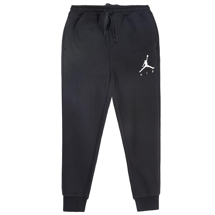 

Спортивные брюки Jordan Solid Color Logo Cuffed Knit, детские штаны, черные JD2032213GS-001 XL