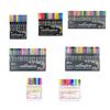 Metallic Art Markers Outline Pen 2mm Tip Waterproof Highlighter Pen for Journal Planner Card Making Drawing Doodling
